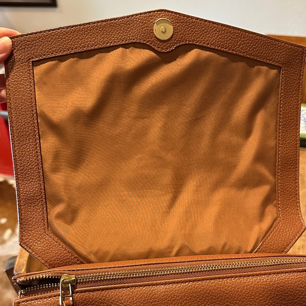 Freshly Picked Brown Leather Baby Bag - Picture 8 of 13
